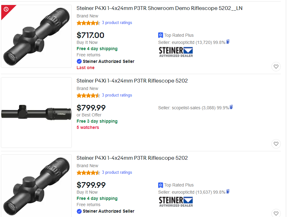 Steiner Riffle Scope