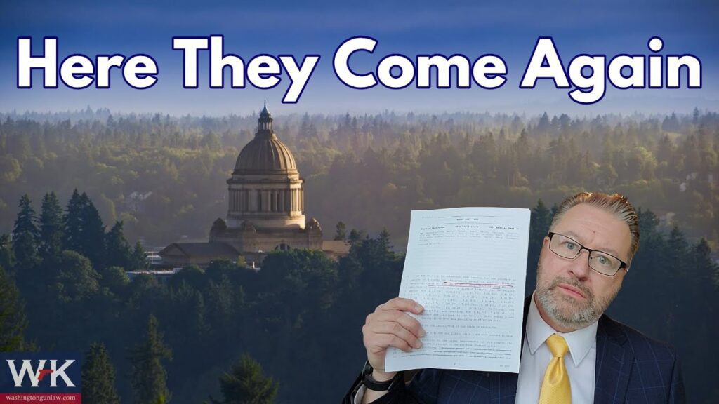 Here They Come Again Washingtons New Gun Control Bills