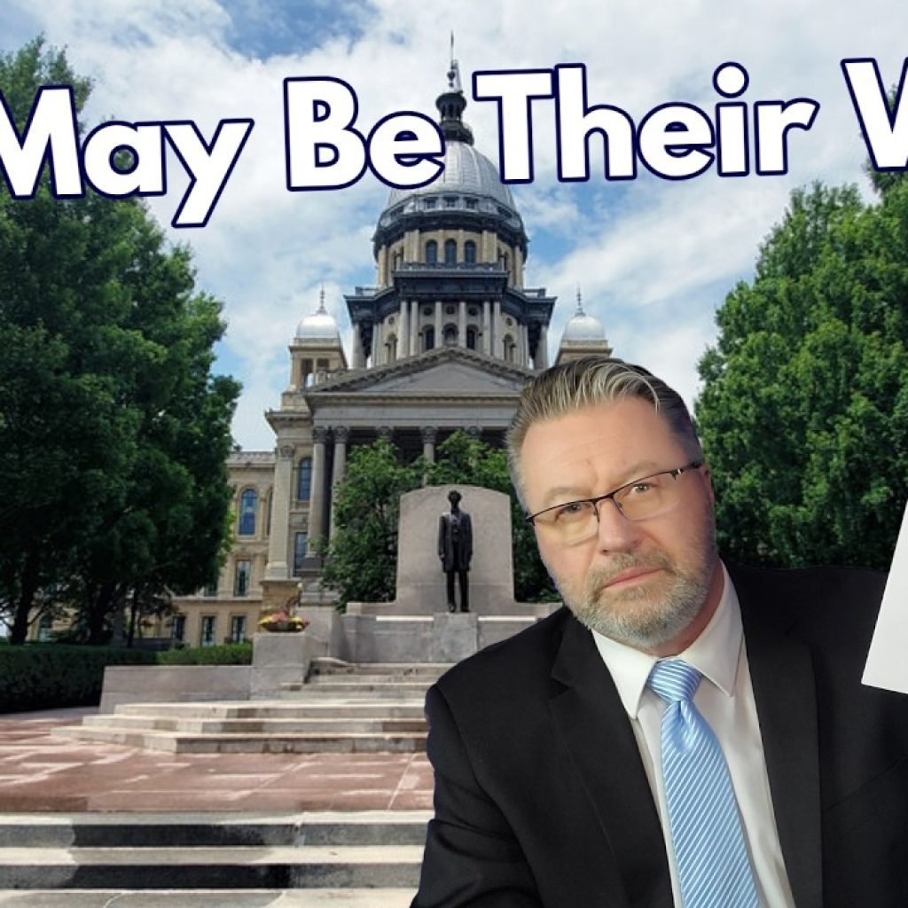 A man in a suit holds up papers in front of a government building with a dome. Large text reads "This May Be Their Worst." The WK logo is in the bottom left corner.